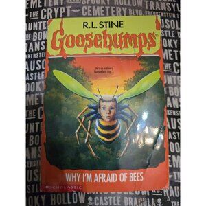 Goosebumps #17 Why I'm Afraid of Bees by R.L. Stine Vintage Horror Paperback Boo